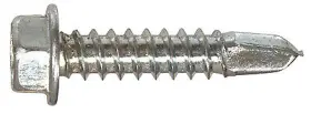 47229 HILLMAN FASTENERS Sheet Drilling Screws Hex Head Zinc