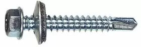 47263 HILLMAN FASTENERS Sheet Drilling Screws Washer Hex Head