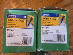 375313 HILLMAN POWER FASTENERS Powers Tapper Concrete Anchors