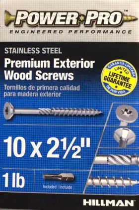 48622 HILLMAN POWER PRO Star Wood Screws