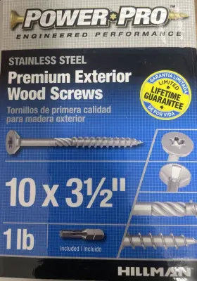 48624 HILLMAN POWER PRO Star Wood Screws