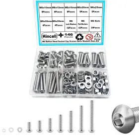 HI240410005 HINCELL Screw Head Socket Cap Bolts Washers Nu