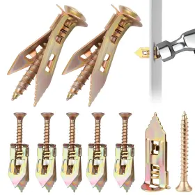 LS01 HINJATY Drilling Drywall Anchors Screws Sheetrock Kit