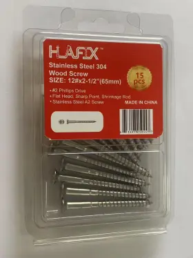 LT-001 HLAFIX Fastener Steel Screw Blister