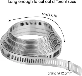 313027194172 HOMAGIC Hose Steel Clamp Fastene #2