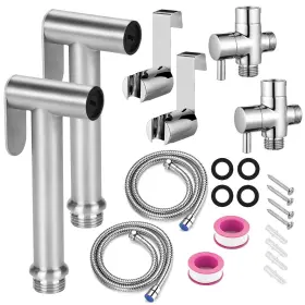 Dhsssa IMLEMAO Pack Handheld Toilet Bidet Sprayer Ste Water