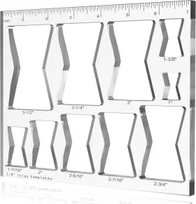 LB10IN1HD INBOVOGA Router Woodworking Jig Butterfly Template