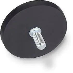 51.3-ND-22-M4-SW J.W. WINCO Retaining Magnet Stud Rubber Zinc