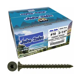 10-2-1-4-CEMENT-BOARD-SHARP-F JAKE SALES Star Drive Screws