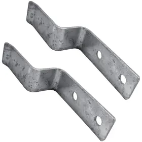 T41037 JAKE SALES Barn Door Gate Bar Lock Brackets Galvanized