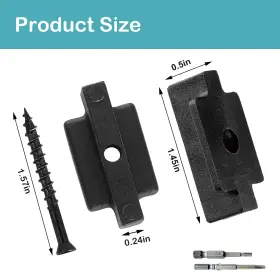 762730118614 JIUZILIH Hidden Fasteners Decking Hideaway Com #2