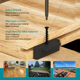 762730118614 JIUZILIH Hidden Fasteners Decking Hideaway Com #3