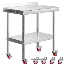 SST002 JOCISLAND Steel Table Backsplash Wheels