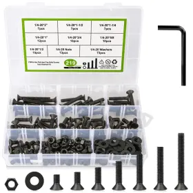 TLEEP2324 K-KWOKKER Bolt Nuts Washers Screws Hex Socket Flat