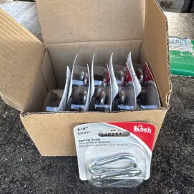 245211 KOCH INDUSTRIES Spring Hook Snap Link Zinc