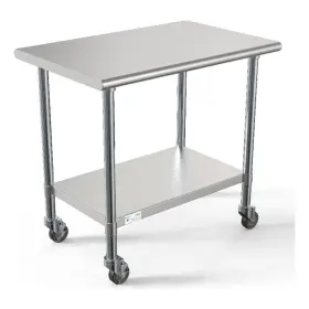 810019863028 KOOLMORE Steel Table Wheels Restaurant