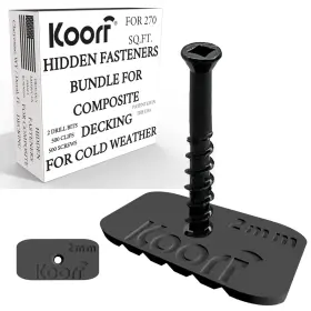 198168410967 KOORF Patented Weather Hidden Deck Fastener
