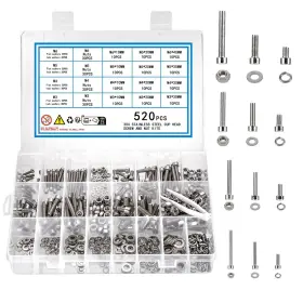 BKYWM520004 KOXXIAMOQ Hex Socket Head Cap Screws Bolts Nuts