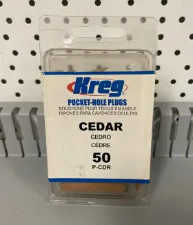 647096331153 KREG Pocket Hole Plugs Cedar Solid Wood Standard