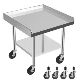 BXG-24112BJ KUGEIGO Steel Workstation Table Shelf Caster