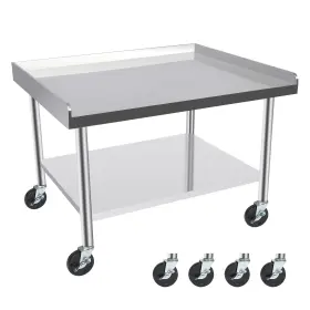 BXG-24136BJ KUGEIGO Steel Workstation Table Shelf Caster