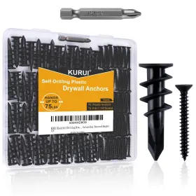 BDA140 KURUI Drilling Drywall Anchors Wall Fla