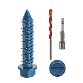 SND-W14X1-100 KVOHLUM Concrete Screws Hex Washer Head Ancho