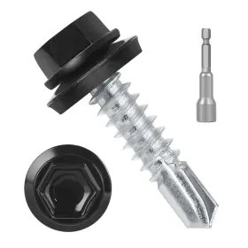 WDB-10X34-200 KVOHLUM Roofing Screws Rubber