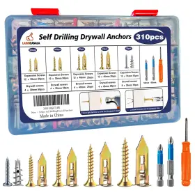 LUO310 LAIMIGASALA Drilling Drywall Anchors Screws Expansion