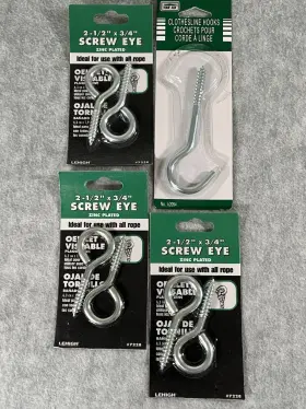7228 LEHIGH Screw Thread Zinc Bolt