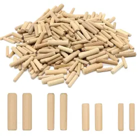 LFV-003 LIFEVANT Wooden Dowel Pins Fluted Wood Rods Furnitu