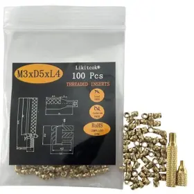M3XD5XL4 LIKITCOK Inserts Heat Wiht Soldering Iron Set