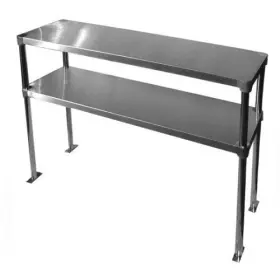 676420435768 LJ Steel Double Overshelf Table Top Mount
