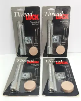 1755 LOCK Newel Post Fastener Wood Rod Nut Washer Cap Kit