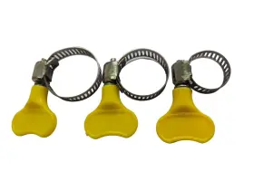 WF-412 LONESA Pack Steel Hose Clamps Thumb Screw