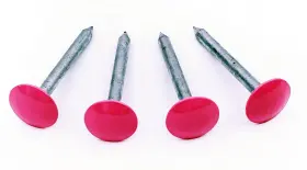 LP-PINK-4PK LOW PROFILE SURVEY STAKE Marine Galvanized Pack