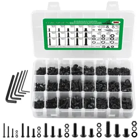 LK-2404 LUKAISEN Carbon Steel Head Hex Socket Screws Nuts