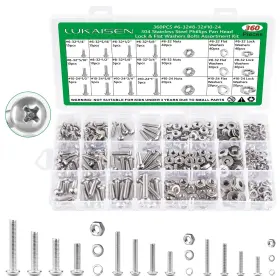 LK-360 LUKAISEN Screws Phillips Pan Head Bolt Kit