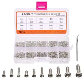 675663220722 LYJEE Mini Screw Phillips Pan Head Micro Kit