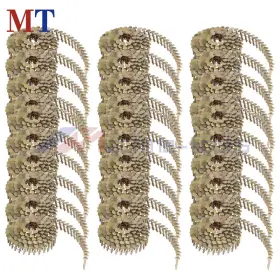 MT3262381 ROUND Pack Galvanized Head Roof Nails Inclined Coil #3