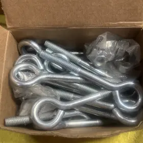 38636 ZINC Thread Bolts Nuts Steel Coarse