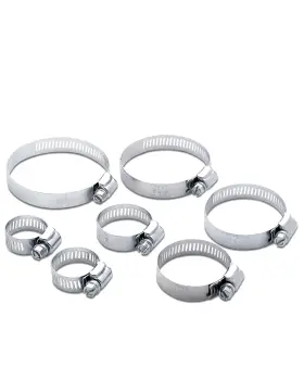 653718174053 MAGIC HUB HME Worm Gear Hose Clamp Steel Zinc