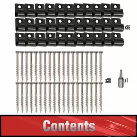 754449971345 MANCODA Start Clips Starter Deck Decking Hidden #3
