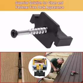 PHF-90 MANCODA Decking Board Hidden Fasteners Clips Box #3
