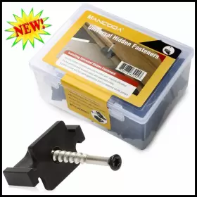 PHF-90 MANCODA Decking Board Hidden Fasteners Clips Box