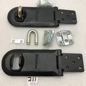 071649074844 MASTER LOCK High Security Solid Iron Hasp Shed