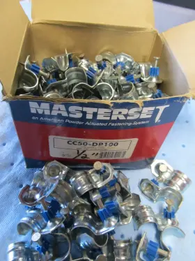 CC50-DP100 MASTERSET Fasteners Strap Half Clip Cable Clamp