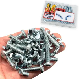 MAT2023102501 MATRELT Screw Bolts Wing Nut Roun Kit