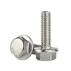FLWLJ-M8X12-20 MELLEWELL Flanged Hex Head Bolts Flange Screws