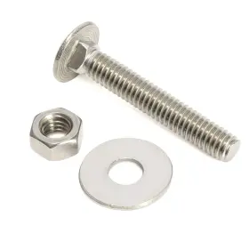 CBT51618.01-10 MEWUDECOR Carriage Bolts Nuts Round Head Kit